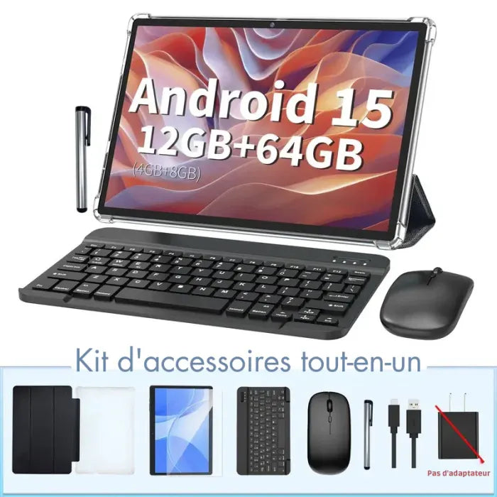 TabPro | Tablette 2-en-1 avec clavier & souris
