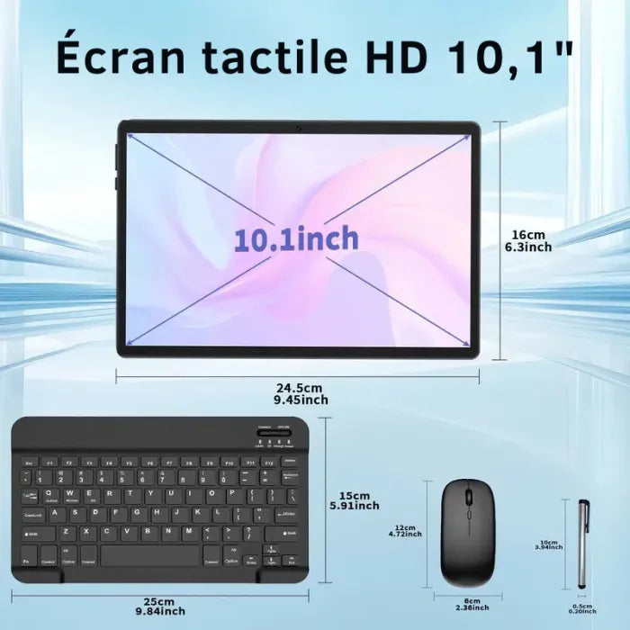 TabPro | Tablette 2-en-1 avec clavier & souris