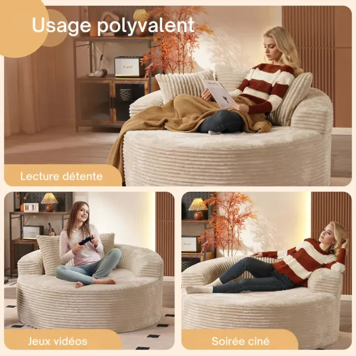 Cozia | Fauteuil rond XXL